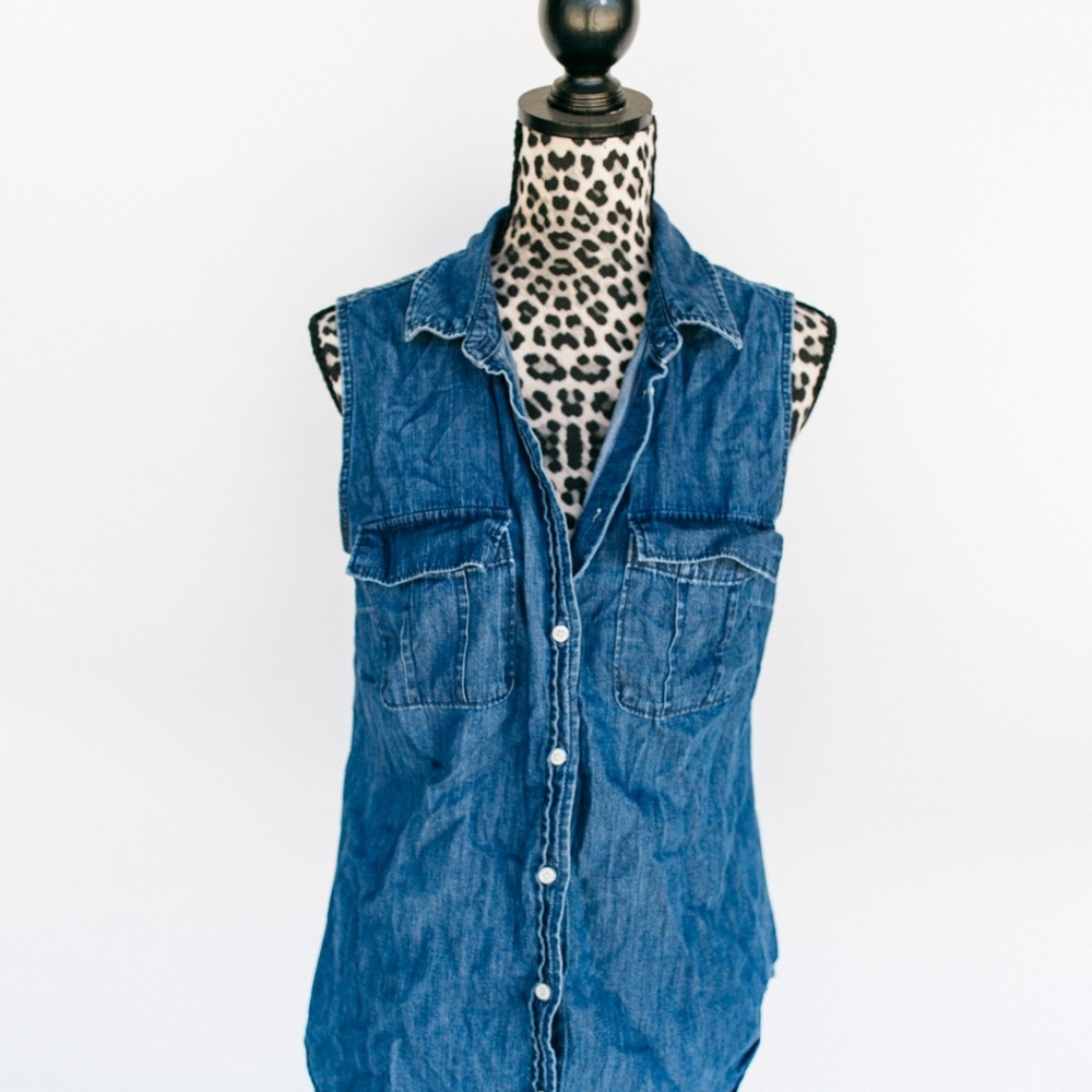 Jean Shirt Vest